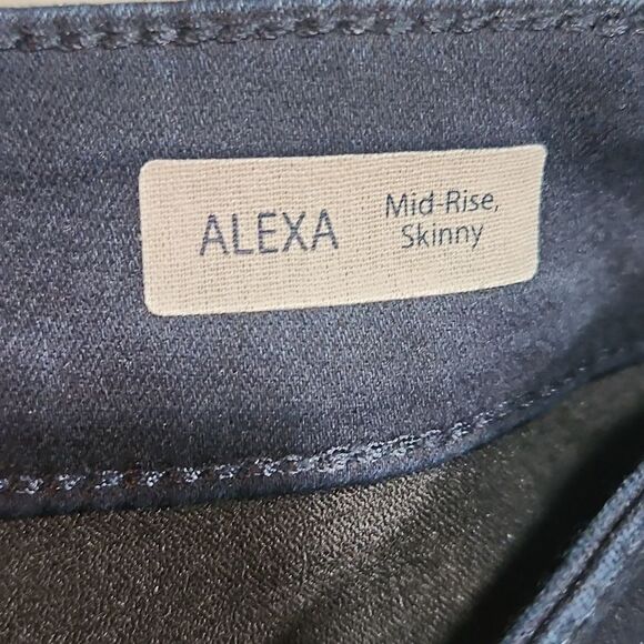 EUC Mavi Alexa Navy Mid Rise Skinny Jeans - Picture 3 of 9